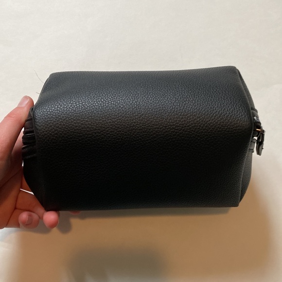 Shinola Black Leather Cosmetic Bag - Picture 5 of 10